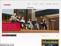Sites similar to thewholenote.com