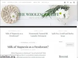 Sites similar to thewholesomelife.net