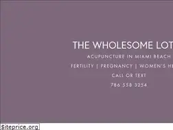 Sites similar to thewholesomelotusfertility.com