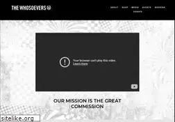 Sites similar to thewhosoevers.com