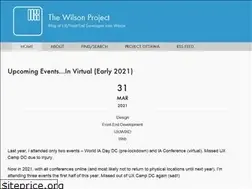 Sites similar to thewilsonproject.com