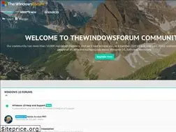 Sites similar to thewindowsforum.com