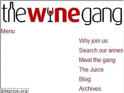 Sites similar to thewinegang.com