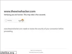 Sites similar to thewinehacker.com