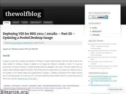 Sites similar to thewolfblog.com