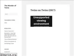 Sites similar to thewonderoftwins.wordpress.com