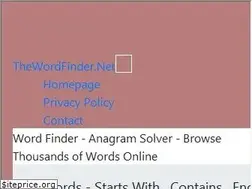 Sites similar to thewordfinder.net