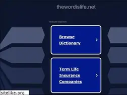 Sites similar to thewordislife.net