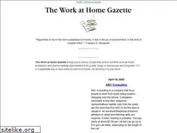 Sites similar to theworkathomegazette.com