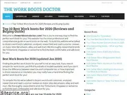 Sites similar to theworkbootsdoctor.com