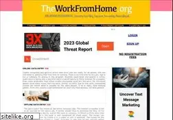 Sites similar to theworkfromhome.org