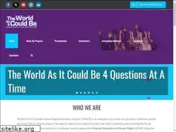 Sites similar to theworldasitcouldbe.org