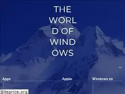 Sites similar to theworldofwindows.blogspot.com