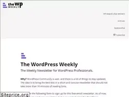 Sites similar to thewpweekly.com