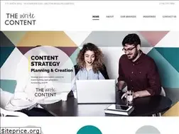 Sites similar to thewritecontent.biz