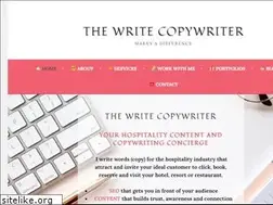Sites similar to thewritecopywriter.com