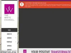 Sites similar to thewritecounsel.com