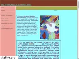 Sites similar to thewriteplaceatthewritetime.org