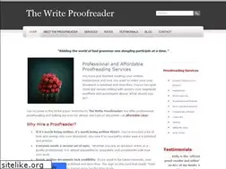 Sites similar to thewriteproofreader.com