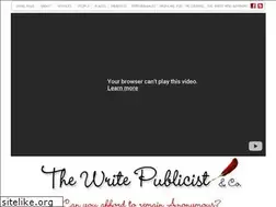 Sites similar to thewritepublicist.com