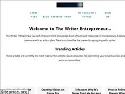 Sites similar to thewriterentrepreneur.com