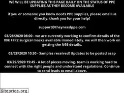 Sites similar to theyneedppe.com