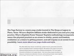 Sites similar to theyogafactorytx.com