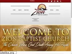 Sites similar to thezionbaptistchurch.com