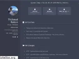 Sites similar to thibaud-robin.fr