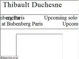 Sites similar to thibaultduchesne.com