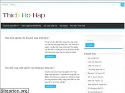 Sites similar to thichhohap.com