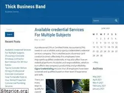 Sites similar to thickbusinessband.com