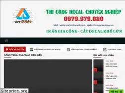 Sites similar to thicongdecalvn.com