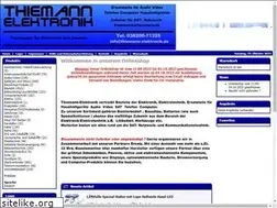 Sites similar to thiemann-elektronik.de