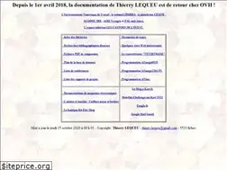 Sites similar to thierry-lequeu.fr
