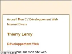 Sites similar to thierryleroy.com