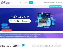 Sites similar to thietkeweb5ngay.com