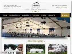 Sites similar to thijssen-tentenverhuur.nl