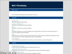 Sites similar to thimbleby.net