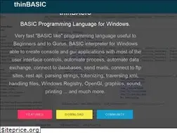 Sites similar to thinbasic.com