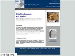 Sites similar to thinfilmindustries.com
