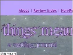 Sites similar to thingsmeanalot.com