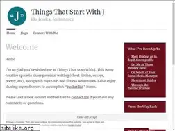 Sites similar to thingsthatstartwithj.com