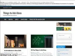 Sites similar to thingstoaskalexa.com