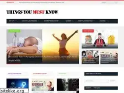 Sites similar to thingsyoumustknow.com