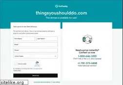 Sites similar to thingsyoushoulddo.com