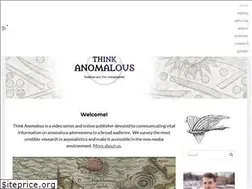 Sites similar to thinkanomalous.com