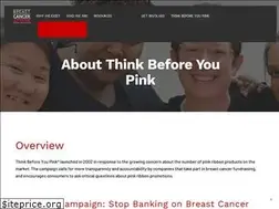 Sites similar to thinkbeforeyoupink.org