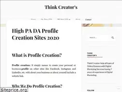 Sites similar to thinkcreators.wordpress.com