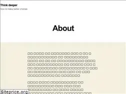 Sites similar to thinkdeeper.net